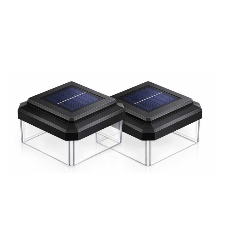 60x60 Stabzaun Solar Leuchte -  2er Set