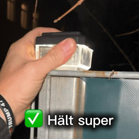 6040 Solar Zaunleuchte LED